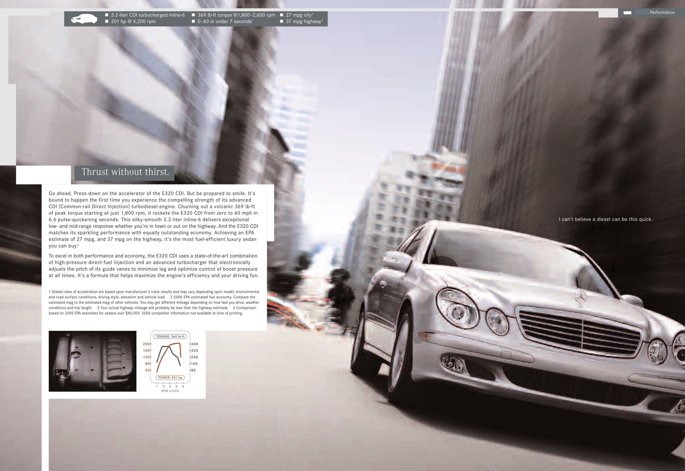 2006 Mercedes-Benz E-Class CDI Brochure Page 3